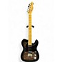 Used Harley Benton TE70 Deluxe Black Paisley Solid Body Electric Guitar Black Paisley