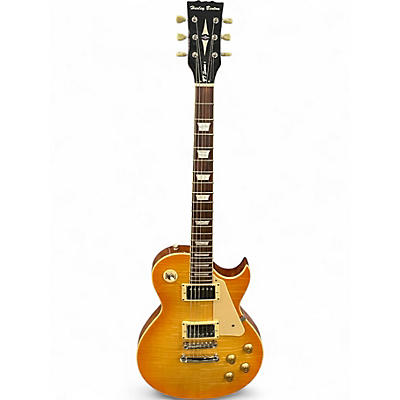 Used Harley Benton V7 SERIES Honey Burst Solid Body Electric Guitar
