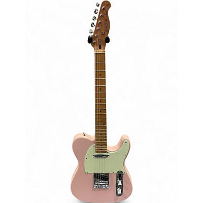 Used Harley Benton VT SERIES Shell Pink Solid Body Electric Guitar