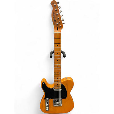 Used Harley Benton VT SERIES TE-52 LEFT HANDED Butterscotch Solid Body Electric Guitar