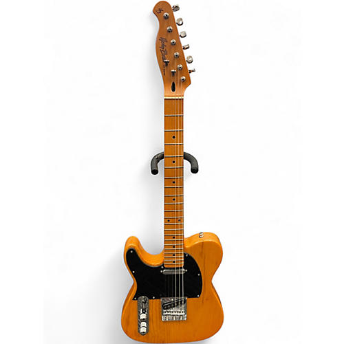 Used Harley Benton VT SERIES TE-52 LEFT HANDED Butterscotch Solid Body Electric Guitar Butterscotch
