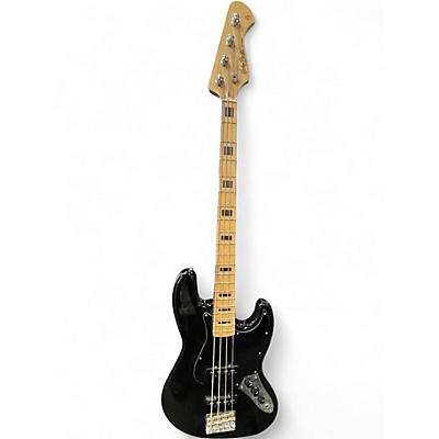 Used Harley Benton VT Series Black Electric Bass Guitar
