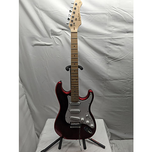 Used Harley Benton VT Series Double Cut Candy Apple Red Solid Body Electric Guitar Candy Apple Red