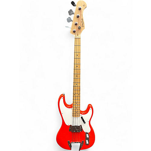 Harley Benton Used Harley Benton VT-Series Red Electric Bass Guitar Red