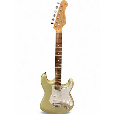 Used Harley Benton VT Series Silver Solid Body Electric Guitar
