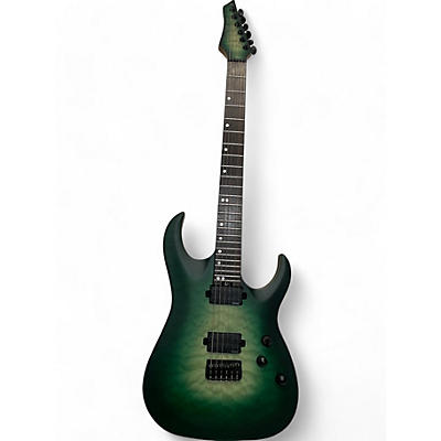 Harley Benton Used Harley Benton amarok trans green burst Solid Body Electric Guitar