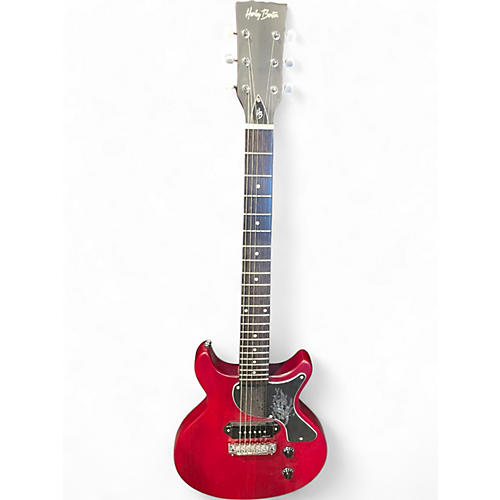 Used Harley Benton dc junior Candy Apple Red Solid Body Electric Guitar Candy Apple Red