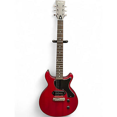 Used Harley Benton dc-junior  faded cherry Solid Body Electric Guitar