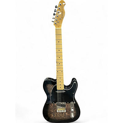 Used Harley Benton te-70 brown paisley Solid Body Electric Guitar
