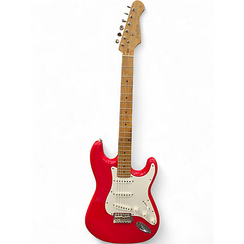 Used Harley Benton vt series stratocaster Fiesta Red Solid Body Electric Guitar Fiesta Red