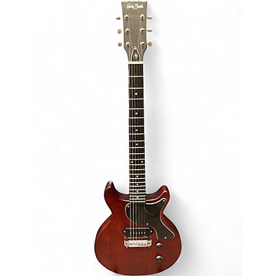 Used Harley Bnton  les paul double cut  Heritage Cherry Solid Body Electric Guitar