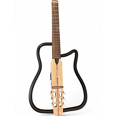 Used Harmonia HEADLESS PORTABLE CLASSICAL Natural Classical Acoustic Electric Guitar