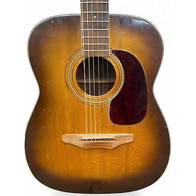 Used Harmony 1260 Natural Acoustic Guitar