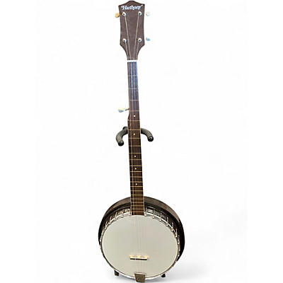 Used Harmony 5 String Closed Back Natural Banjo