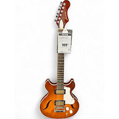 Used Harmony COMET 2 Color Sunburst Hollow Body Electric Guitar