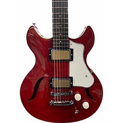 Used Harmony COMET RED Hollow Body Electric Guitar