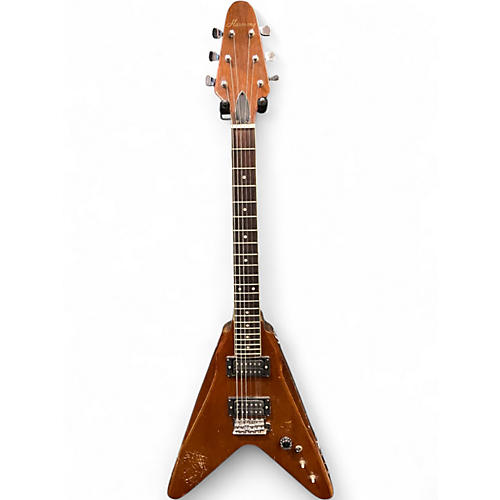 Used Harmony Flying V Mahogany Solid Body Electric Guitar Mahogany