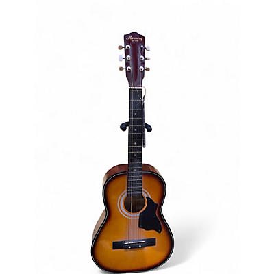 Used Harmony H0401P 2 Color Sunburst Acoustic Guitar