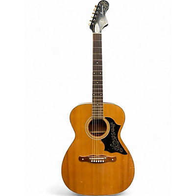 Used Harmony H180 Natural Acoustic Guitar