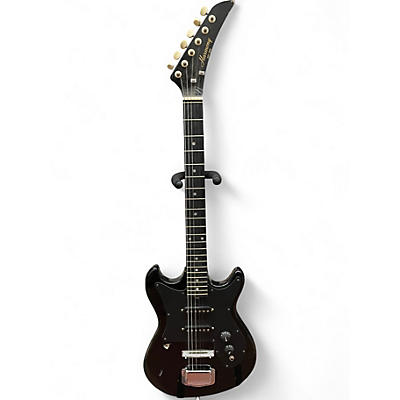 Used Harmony H803 Black Solid Body Electric Guitar