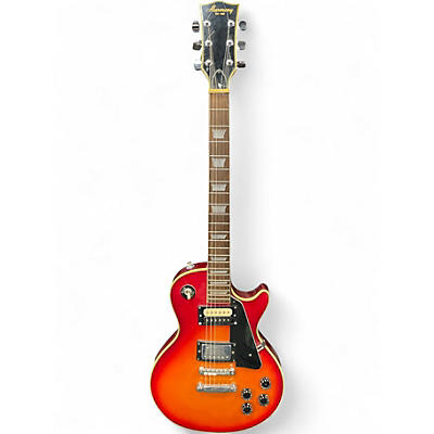 Used Harmony H90 2 Tone Sunburst Solid Body Electric Guitar