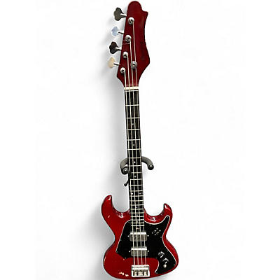 Used Harmony H906 RED Electric Bass Guitar