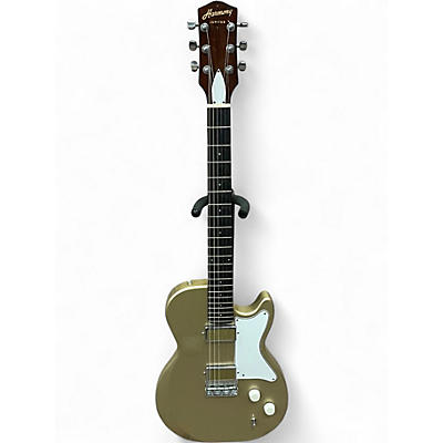 Used Harmony JUPITER Gold Solid Body Electric Guitar