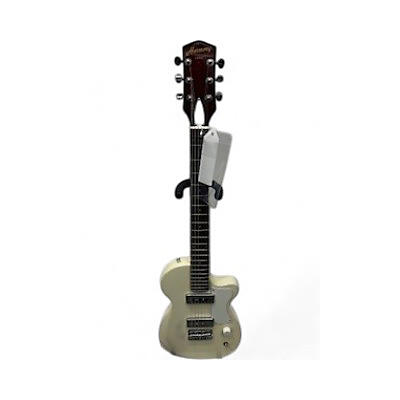 Used Harmony Juno Antique White Solid Body Electric Guitar