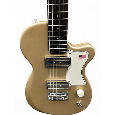 Used Harmony Juno Champagne Solid Body Electric Guitar