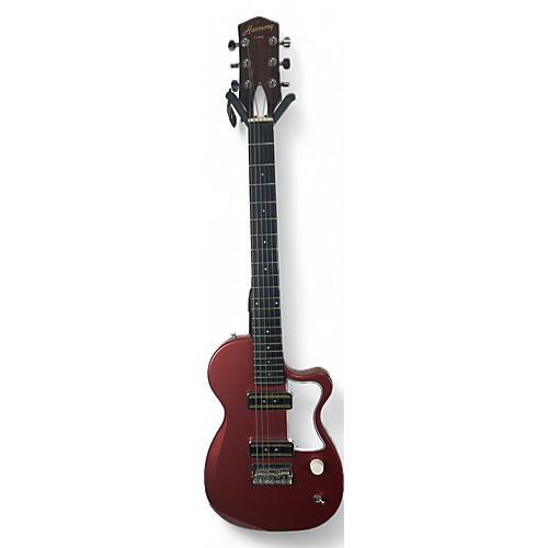 Harmony Used Harmony Juno Fiesta Red Solid Body Electric Guitar Fiesta Red