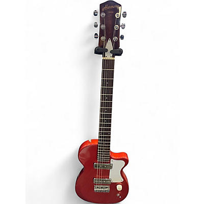 Used Harmony Juno Rose Solid Body Electric Guitar