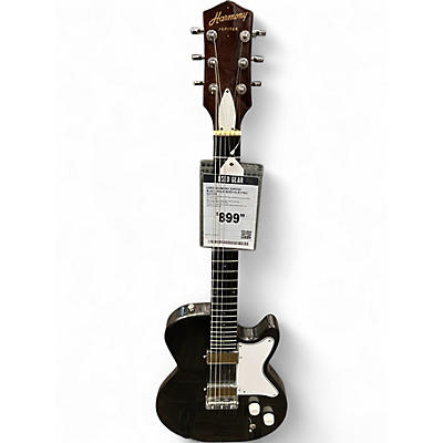 Used Harmony Jupiter Black Solid Body Electric Guitar