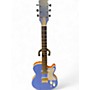 Used Harmony Jupiter Thinline Sky Blue Solid Body Electric Guitar Sky Blue