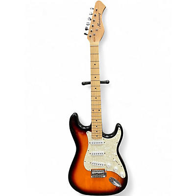 Used Harmony MODEL 02802 Sunburst Solid Body Electric Guitar