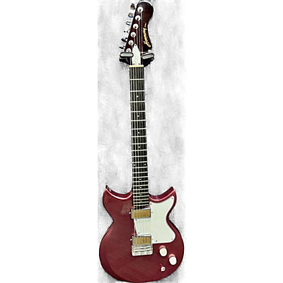 Used Harmony Rebel Burgundy Solid Body Electric Guitar