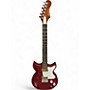 Used Harmony Rebel Burgundy Solid Body Electric Guitar Burgundy