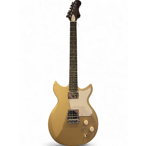 Used Harmony Rebel Gold Solid Body Electric Guitar Gold