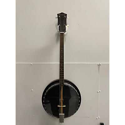 Harmony Used Harmony Reso-tone Banjo Brown Banjo