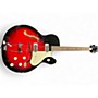 Used Harmony Rocket H54 Reissue Red Burst Hollow Body Electric Guitar Red Burst