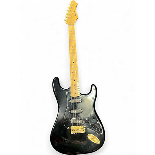 Used Harmony S Style black Solid Body Electric Guitar black