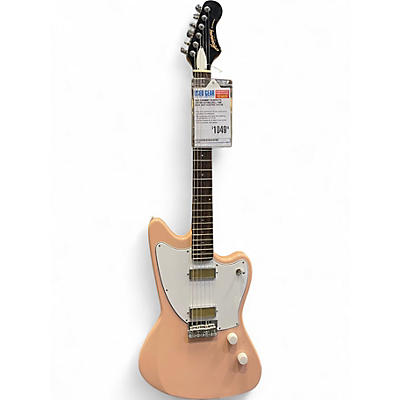 Used Harmony SILHOUETTE LIMITED EDITION SHELL PINK Solid Body Electric Guitar