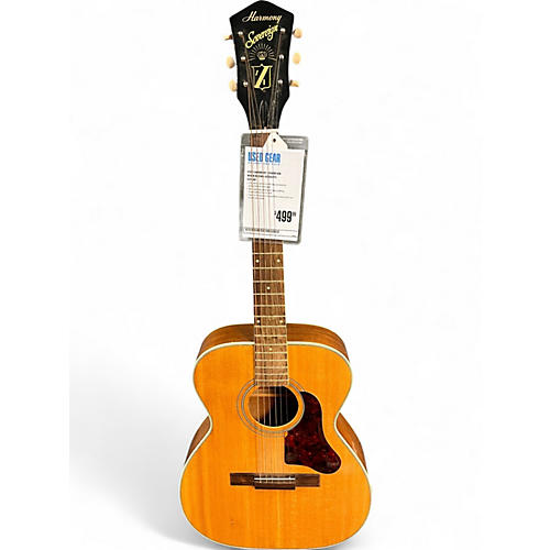 Used Harmony SOVEREIGN Worn Brown Acoustic Guitar Worn Brown