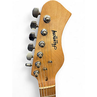 Used Harmony STRAT  BLACK Solid Body Electric Guitar