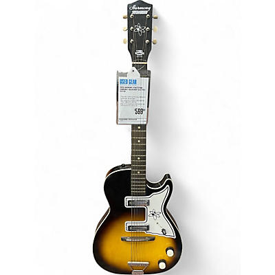 Used Harmony STRATOTONE SUNBURST Solid Body Electric Guitar