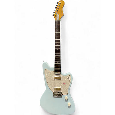 Used Harmony Silhouette Daphne Blue Solid Body Electric Guitar