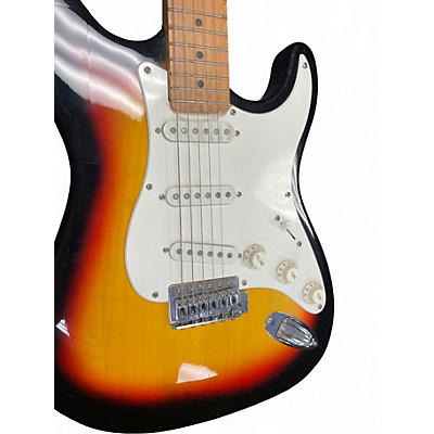 Used Harmony Solid Body Electric Guitar 2 Tone Sunburst Solid Body Electric Guitar