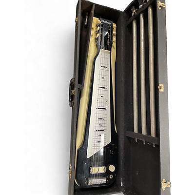 Used Harmony h7 Black and White Lap Steel