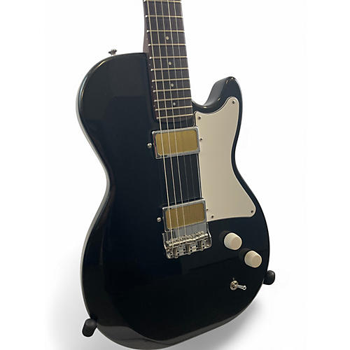 Used Harmony jupiter Black Solid Body Electric Guitar Black