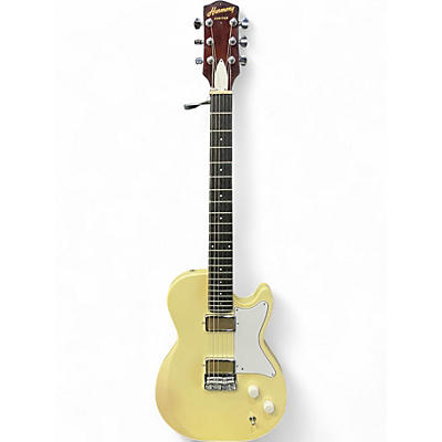 Used Harmony jupiter Vintage White Solid Body Electric Guitar