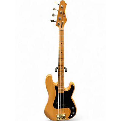 Used Harmony p-bass Blonde Electric Bass Guitar